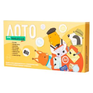 Развивающее лото 2 в 1 серия Traveler's club 5+